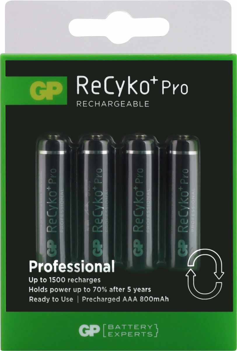 GP ReCyko+ Professional AAA batterij batterijen - M-battery