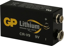 GP lithium CR-V9 9V batterij