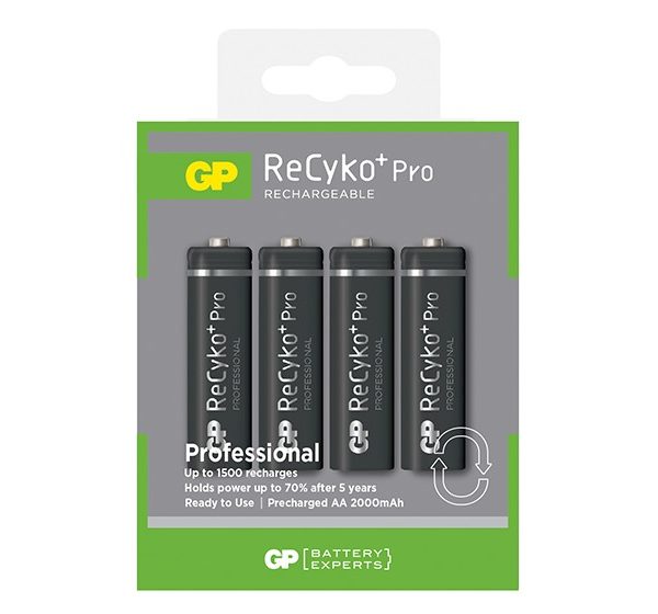 GP ReCyko+ Professional AA oplaadbare Ni-MH batterij