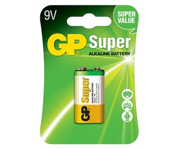      GP Super Alkaline 9V blok, blister 1