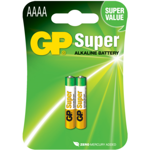    GP Super Alkaline AAAA Piccolo, blister 2