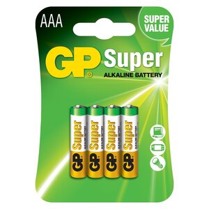    GP Super Alkaline AAA Micro penlite, blister 4