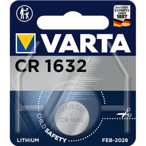 Varta CR1632 lithium knoopcel batterij, blister 1