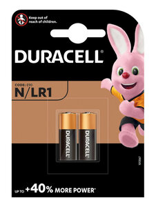 Duracell Plus Power Alkaline N /  LR1 batterij, blister 2