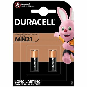 Duracell hoogvoltage alkaline batterij 23A (MS21/MN21), blister 2