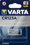 Varta CR123A lithium blister
