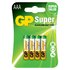 GP Super Alkaline AAA blister
