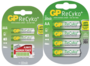 GP 2100 ReCyko+ AA en GP 850 ReCyko+ AAA oplaadbare penlites